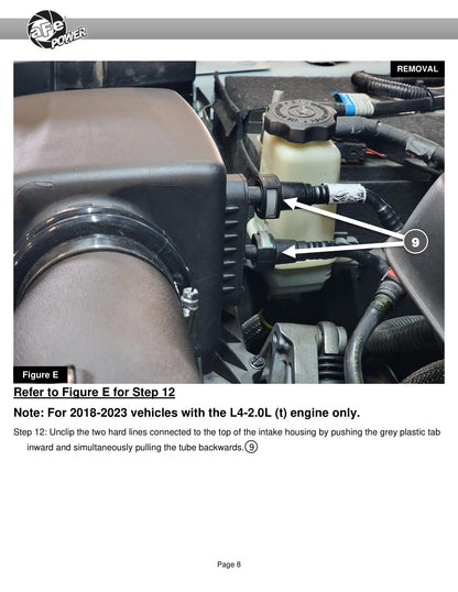 aFe 18-25 Jeep Wrangler / Gladiator Dynamic Air Scoop (D.A.S) Snorkel | Jeep Wrangler / Gladiator (18-25) (55-21001)