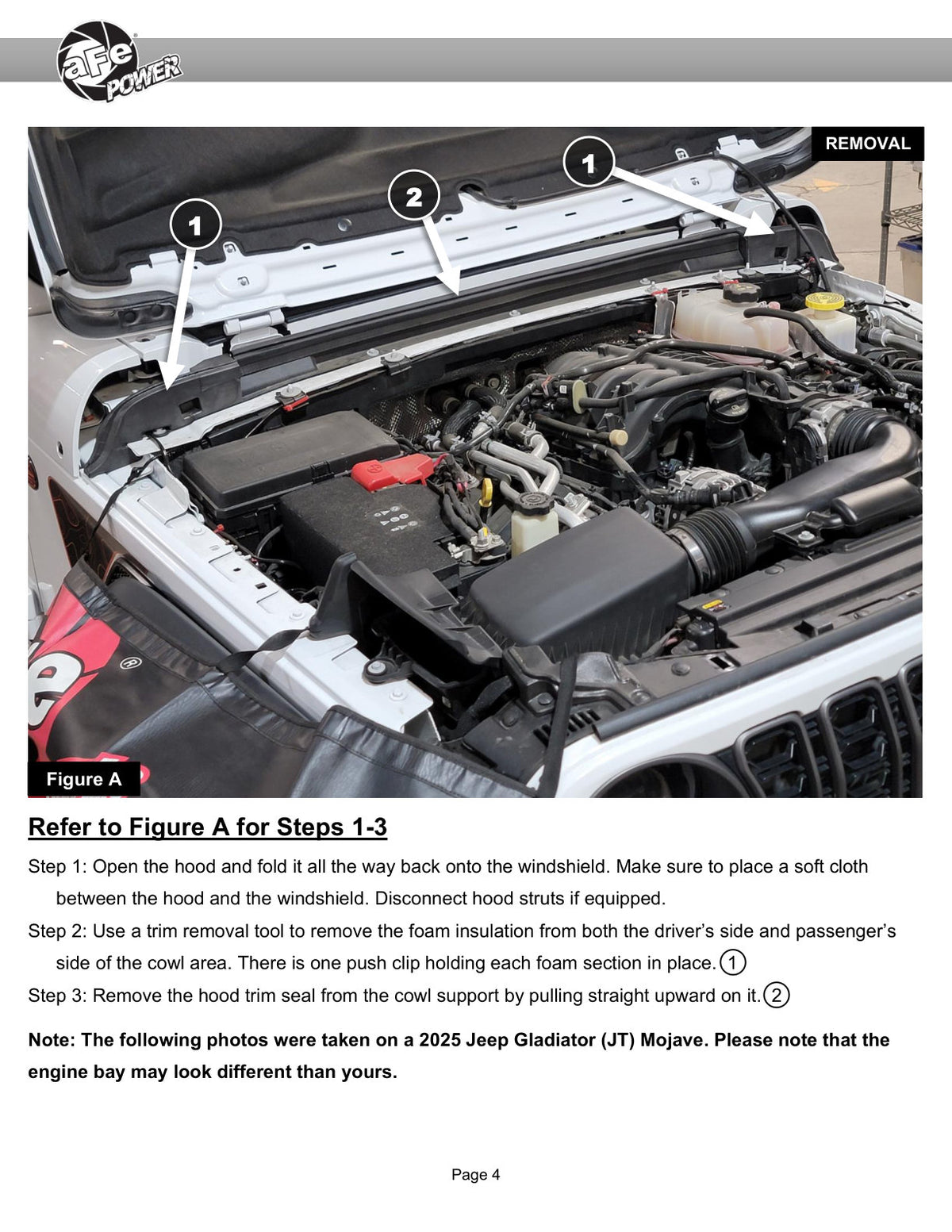 aFe 55-21005 D.A.S Snorkel for Jeep Gladiator Mojave V6-3.5L