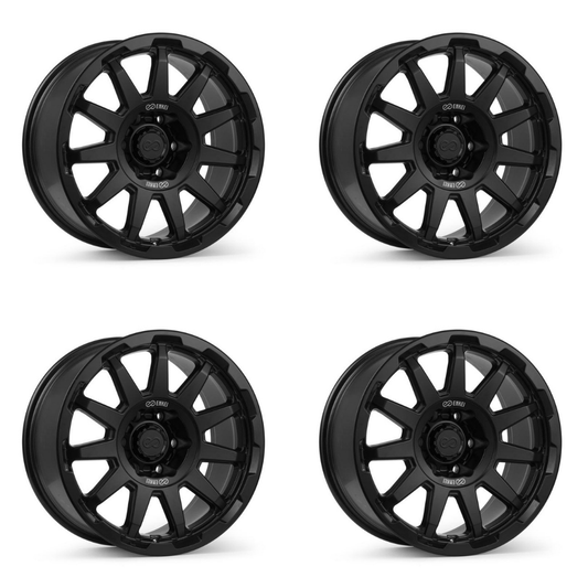 (set of 4) Enkei Trail-Cross Gloss Black | 20x9" +39mm | 6x139.7mm Wheel