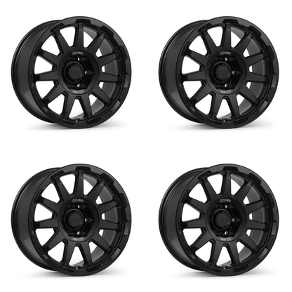 (set of 4) Enkei Trail-Cross Matte Black | 17x9" +20mm | 6x139.7mm Wheel