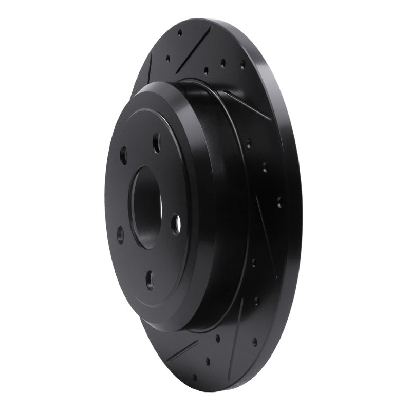 DFC Rear Left D&S Black Brake Rotor: Dodge Durango (11-22)