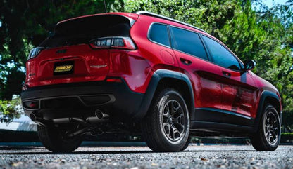 Gibson Stainless Cat-Back Dual Split Exhaust | Jeep Cherokee 3.2L (14-20) (617208)