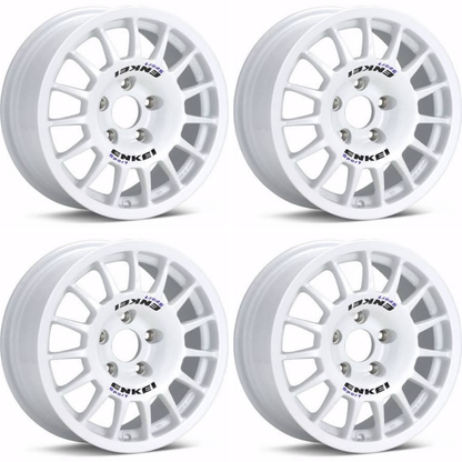 (set of 4) Enkei RCG4 White | 15x7" +35mm | 5x114mm Wheel