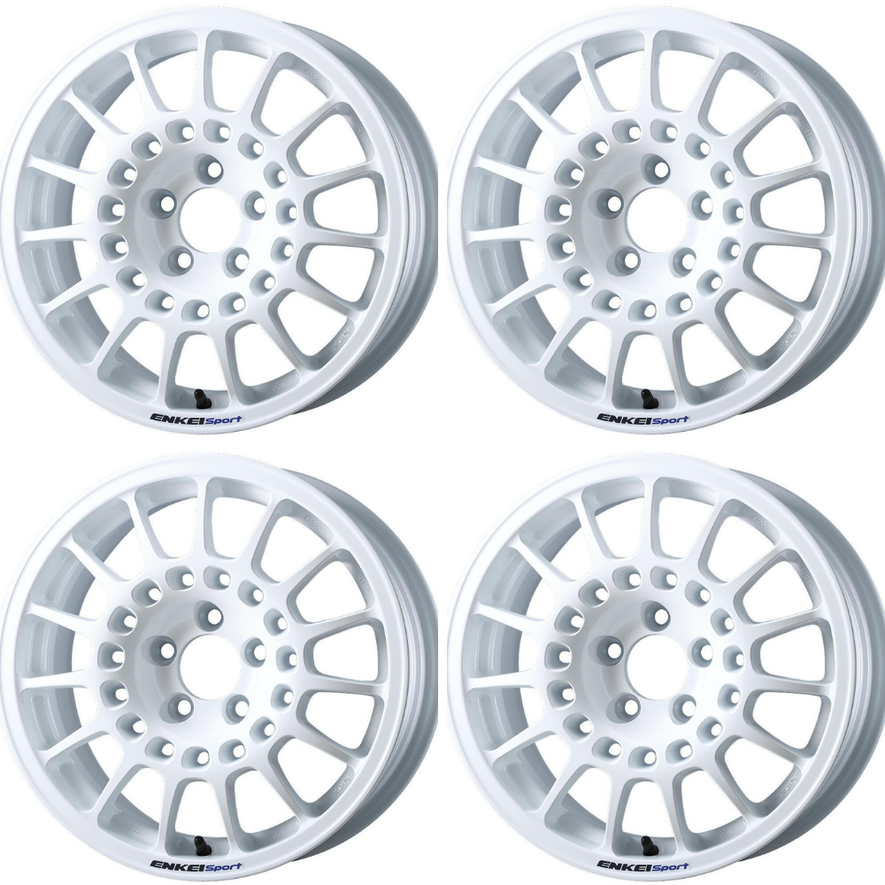 (set of 4) Enkei RC-G5 White | 15x7" +35mm | 5x100mm Wheel