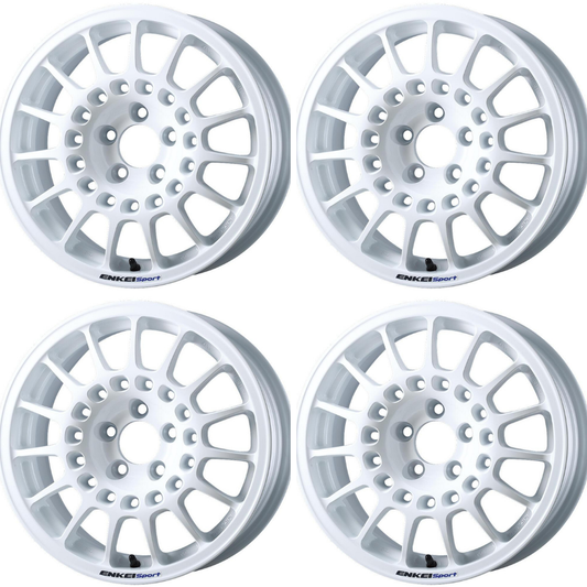 (set of 4) Enkei RC-G5 White | 15x7" +35mm | 5x100mm Wheel