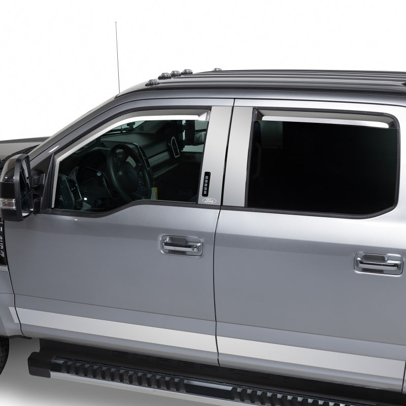 Putco Element Chrome Window Visors | Ford F-150 Super Cab (480027)