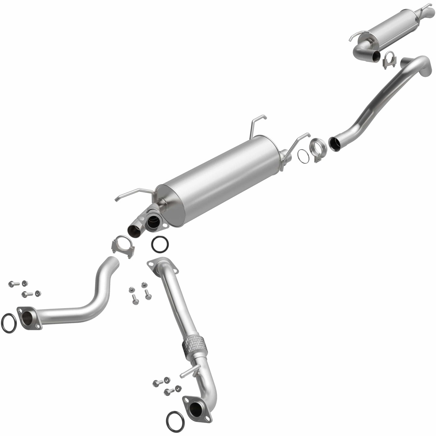 BRExhaust Direct-Fit Replacement Exhaust System 106-0176