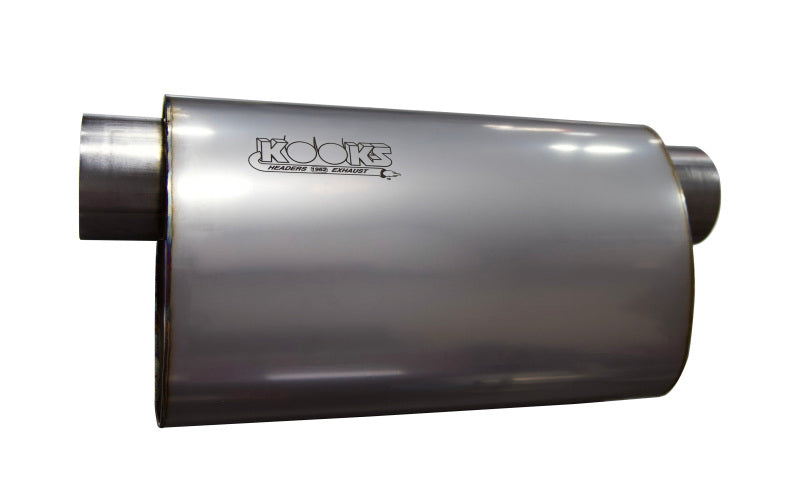 Kooks 3in Oval Offset/Offset Muffler | Universal (MUF-014)