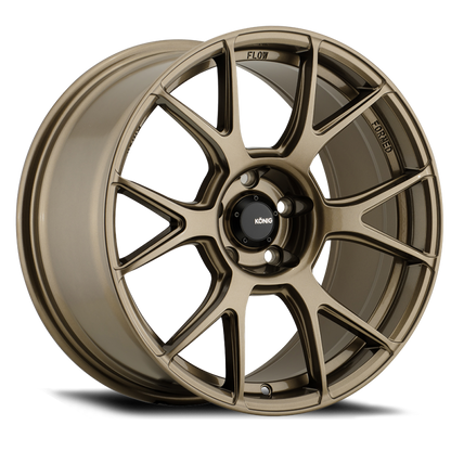 (set of 4) Konig Ampliform Gloss Bronze | 18x8.5" +45mm | 5x114.3mm Wheel