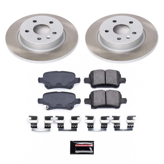 PowerStop 2016 Chevrolet Cruze Rear Semi-Coated Rotor Kit (SC7896)