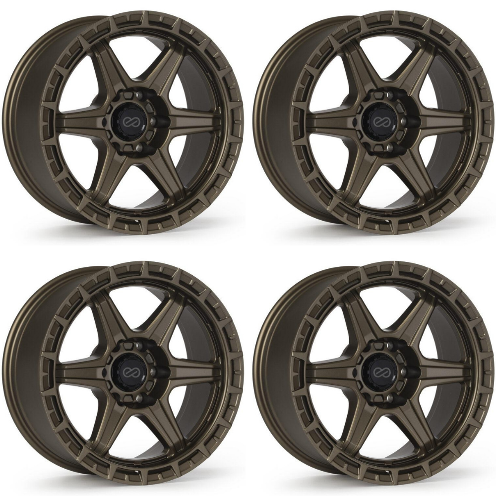 (set of 4) Enkei Trail-Finder Matte Bronze | 20x9" +20mm | 6x139.7mm Wheel