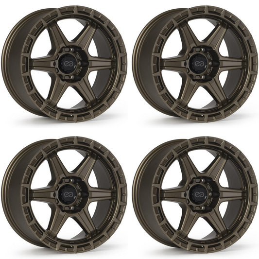 (set of 4) Enkei Trail-Finder Matte Bronze | 18x9" +0mm | 6x139.7mm Wheel