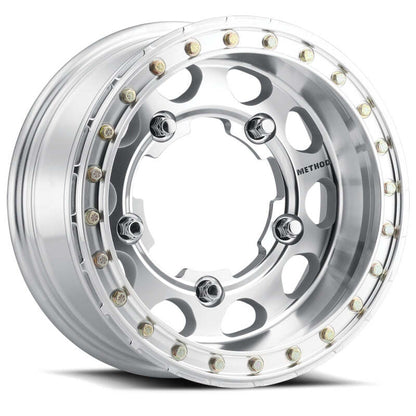 (set of 4) Method MR103 Beadlock Machined - Raw | 17x9" -12mm | 8x6.5in Wheel
