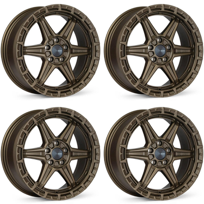(set of 4) Enkei Trail-Finder OVL Matte Bronze | 17x7.5" +45mm | 5x114.3mm Wheel