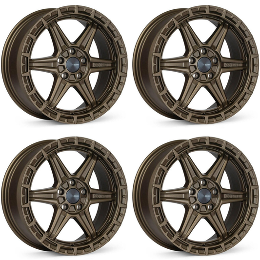 (set of 4) Enkei Trail-Finder OVL Matte Bronze | 18x8" +35mm | 5x114.3mm Wheel