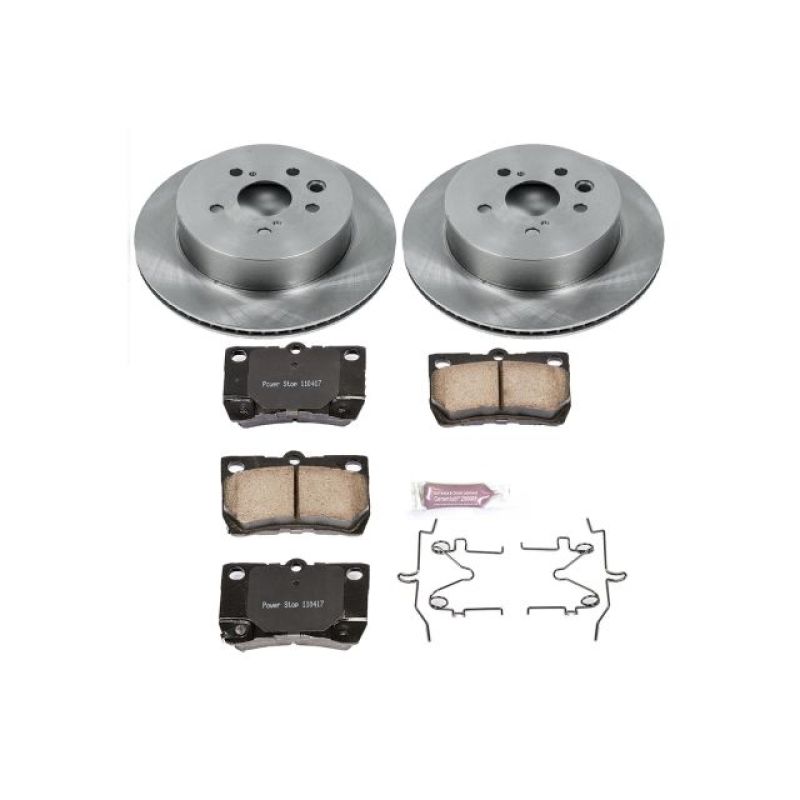 Power Stop Rear Autospecialty Brake Kit | Multiple Lexus Fitments (KOE2977)