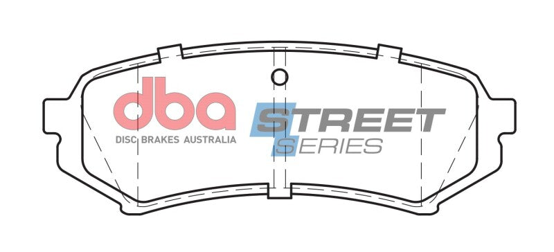 DBA Rear Street Series Brake Pads | Lexus LX470 (98-07) (DB1383SS)
