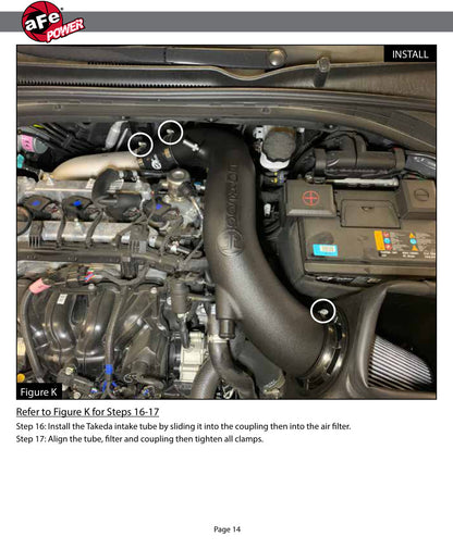 aFe Takeda Stage-2 AIS P5R Intake | Hyundai Elantra Sport L4-1.6L (17-19) (56-10005R)