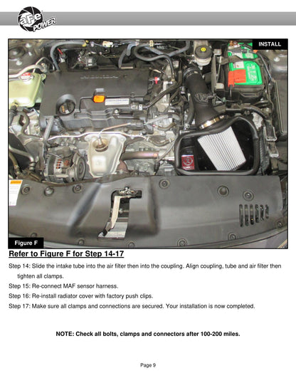 aFe Takeda Stage-2 CAIS w/ Pro 5R Media Honda Civic 2.0L Intake | Honda Civic (16-18) (56-10007R)