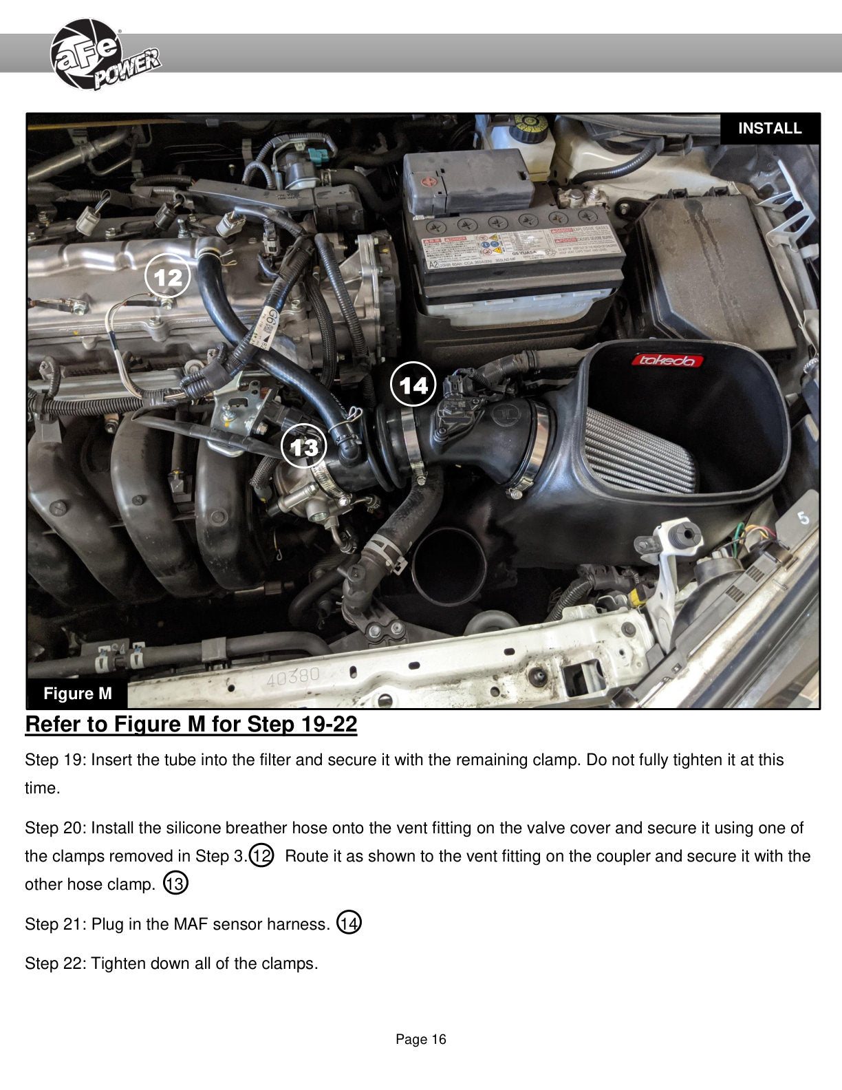 aFe 56-10018D Takeda Stage-2 AIS | Toyota C-HR 17-20 (18-26) (SPF5610018D)
