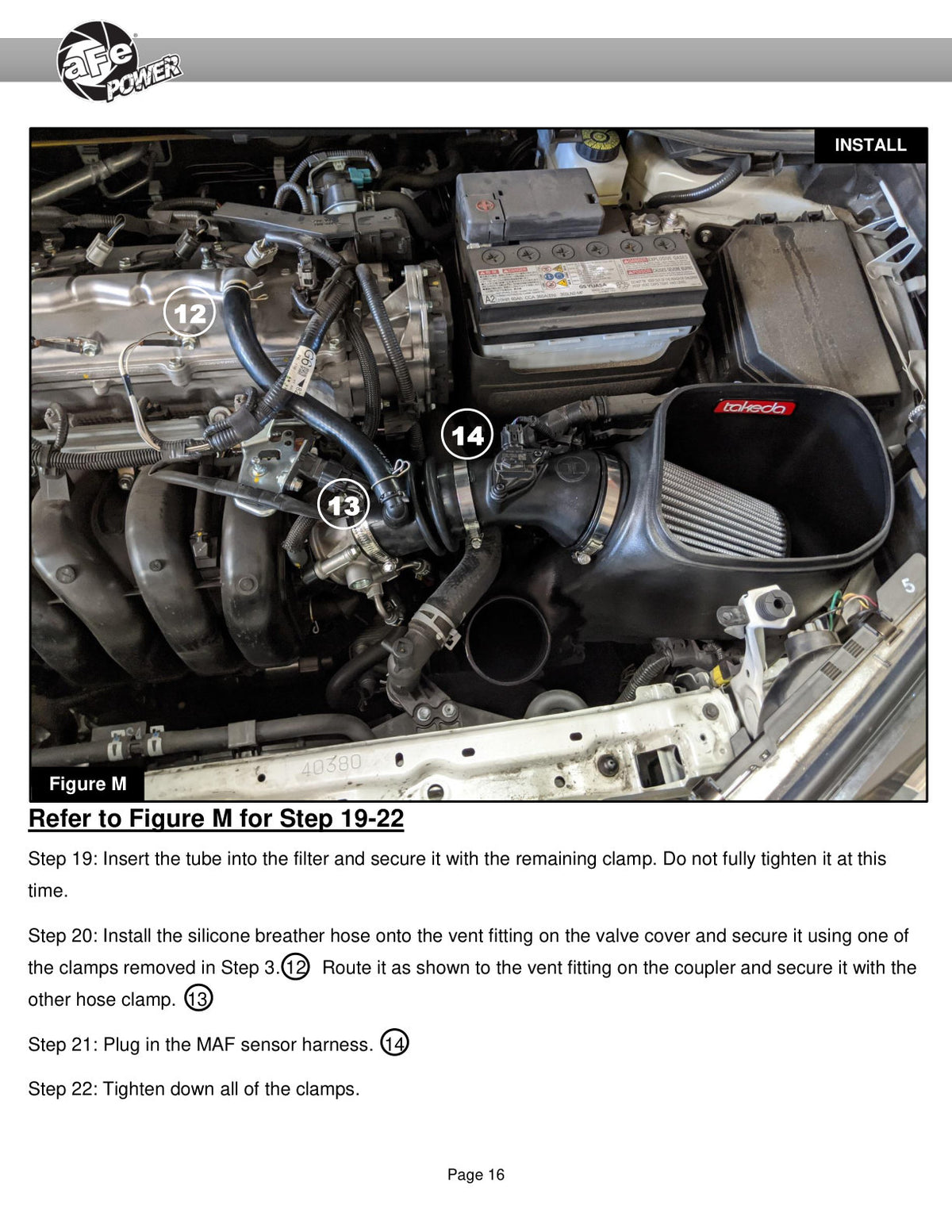aFe Takeda Stage-2 AIS w/ Pro 5R Media Intake | Toyota C-HR L4-2.0L (17-20) (56-10018R)