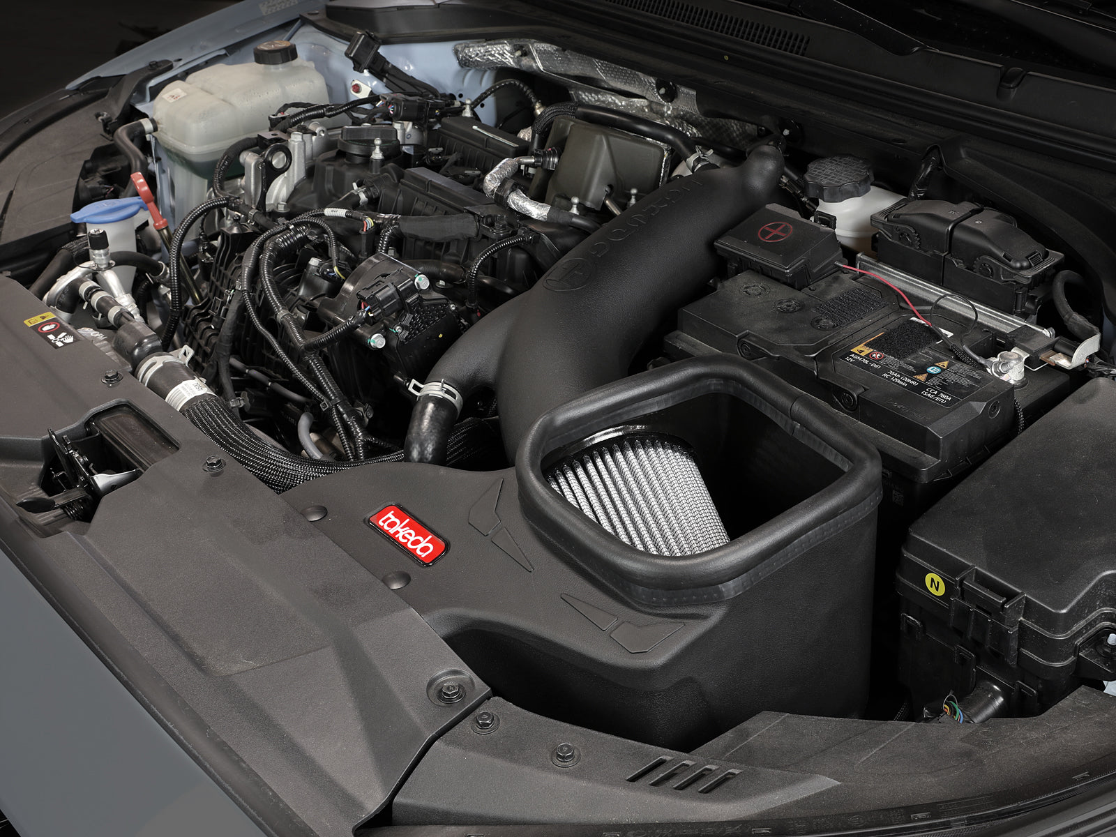 aFe Takeda Stage-2 Pro Dry S AIS 4" Intake | Hyundai Veloster N 2019-2020 (56-10021D)