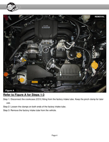 aFe Takeda Super Stock Induction System w/ Pro 5R | Toyota GR86 / Subaru BRZ H4-2.4L (56-50056R)