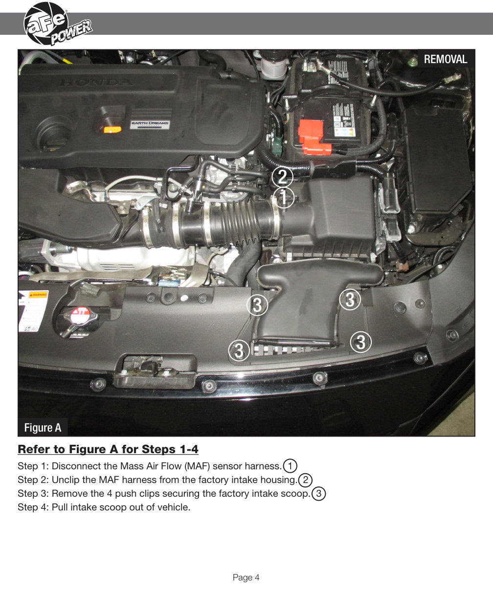 aFe Takeda Momentum Pro DRY S Cold Air Intake | Honda Accord I4 2.0L (18) (56-70003D)