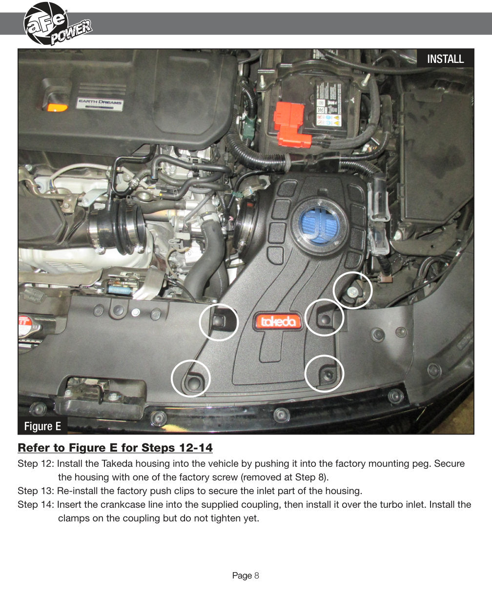 aFe Takeda Momentum Pro DRY S Cold Air Intake | Honda Accord I4 2.0L (18) (56-70003D)