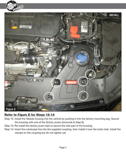 aFe Takeda Momentum Pro DRY S Cold Air Intake | Honda Accord I4 2.0L (18) (56-70003D)