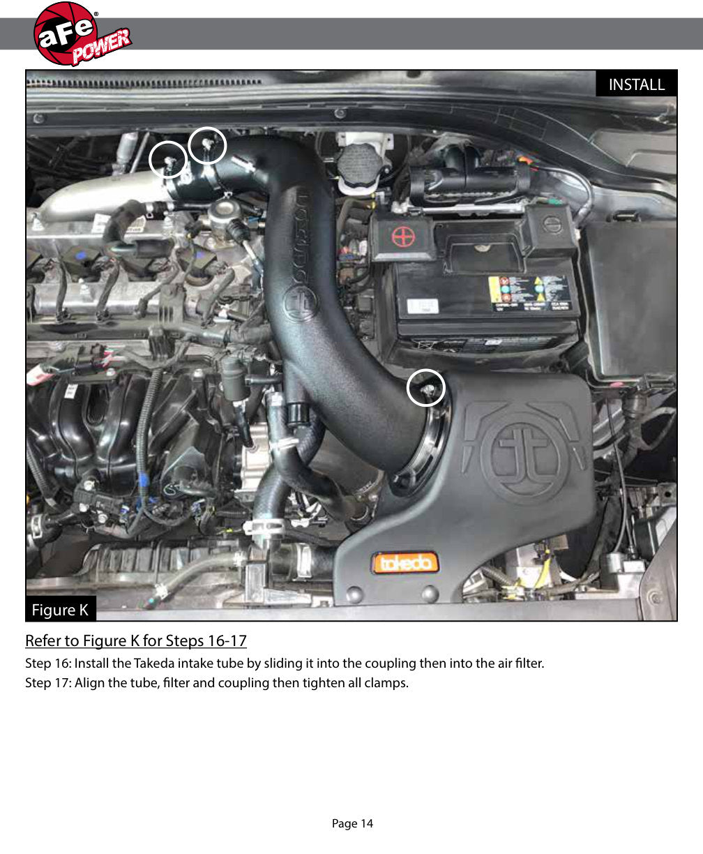 aFe Takeda Momentum Pro 5R Cold Air Intake | Hyundai Elantra Sport L4 1.6L (17-20) (56-70005R)