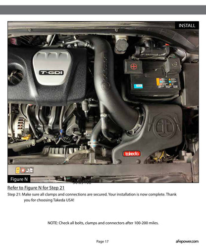 aFe Takeda Momentum Pro 5R Cold Air Intake | Hyundai Elantra Sport L4 1.6L (17-20) (56-70005R)