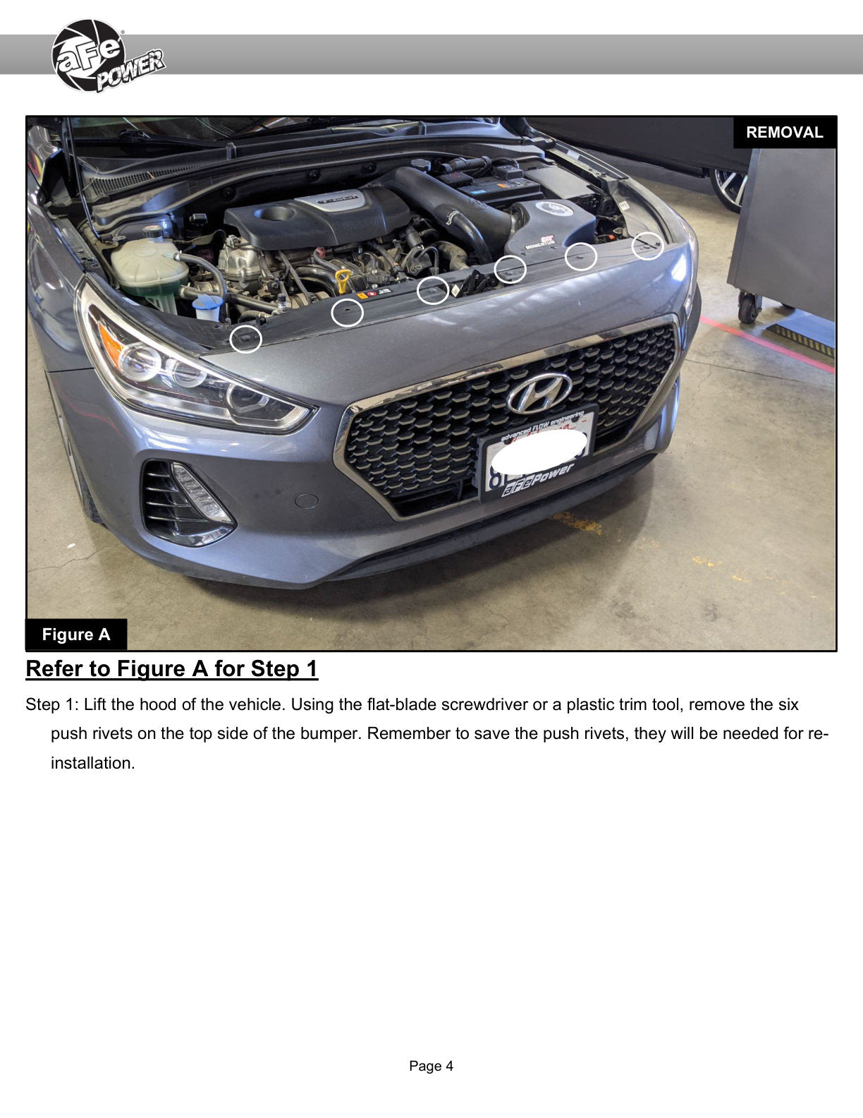 aFe Momentum D.A.S. Blue Air Scoop | Hyundai Elantra GT (56-70005SL)