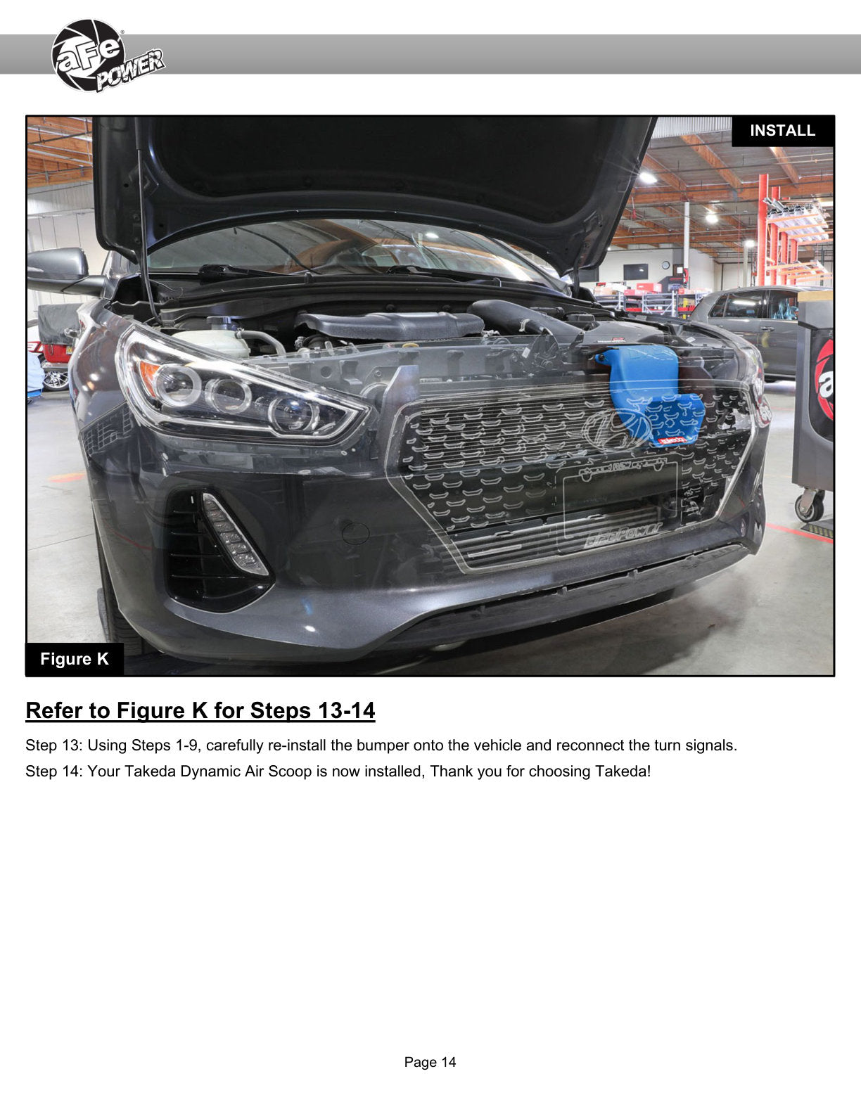 aFe Dynamic Air Scoop | Hyundai Elantra GT 18-20 (56-70005SR)