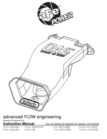 aFe Takeda Momentum D.A.S. | Hyundai Elantra GT 18-20 (56-70005S)