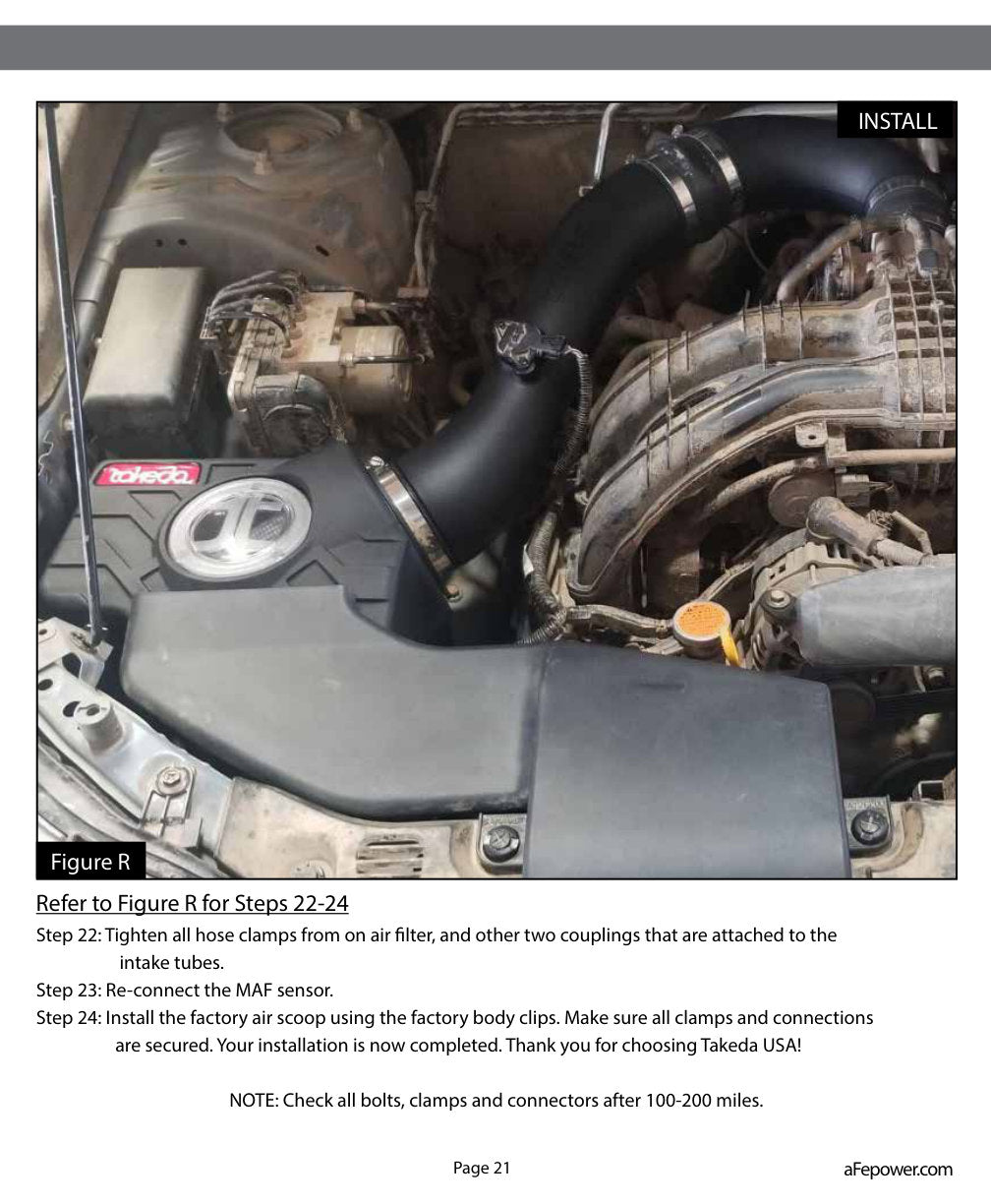 aFe Takeda Momentum Pro DRY S Cold Air Intake | Subaru Crosstrek H4 2.0L (18-19) (56-70010D)