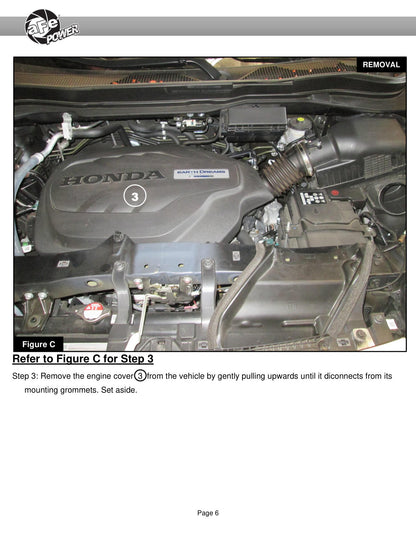 aFe Takeda Momentum Pro Dry S Cold Air Intake System | Honda Ridgeline V6 3.5L (56-70013D)