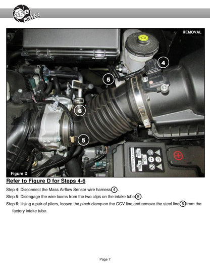 aFe Takeda Momentum Pro Dry S Cold Air Intake System | Honda Ridgeline V6 3.5L (56-70013D)