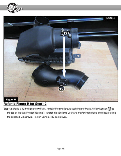 aFe Takeda Momentum Pro Dry S Cold Air Intake System | Honda Ridgeline V6 3.5L (56-70013D)
