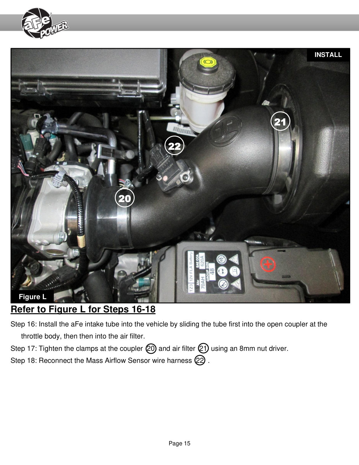 aFe Takeda Momentum Pro Dry S Cold Air Intake System | Honda Ridgeline V6 3.5L (56-70013D)
