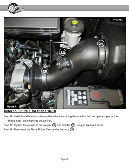 aFe Takeda Momentum Pro Dry S Cold Air Intake System | Honda Ridgeline V6 3.5L (56-70013D)