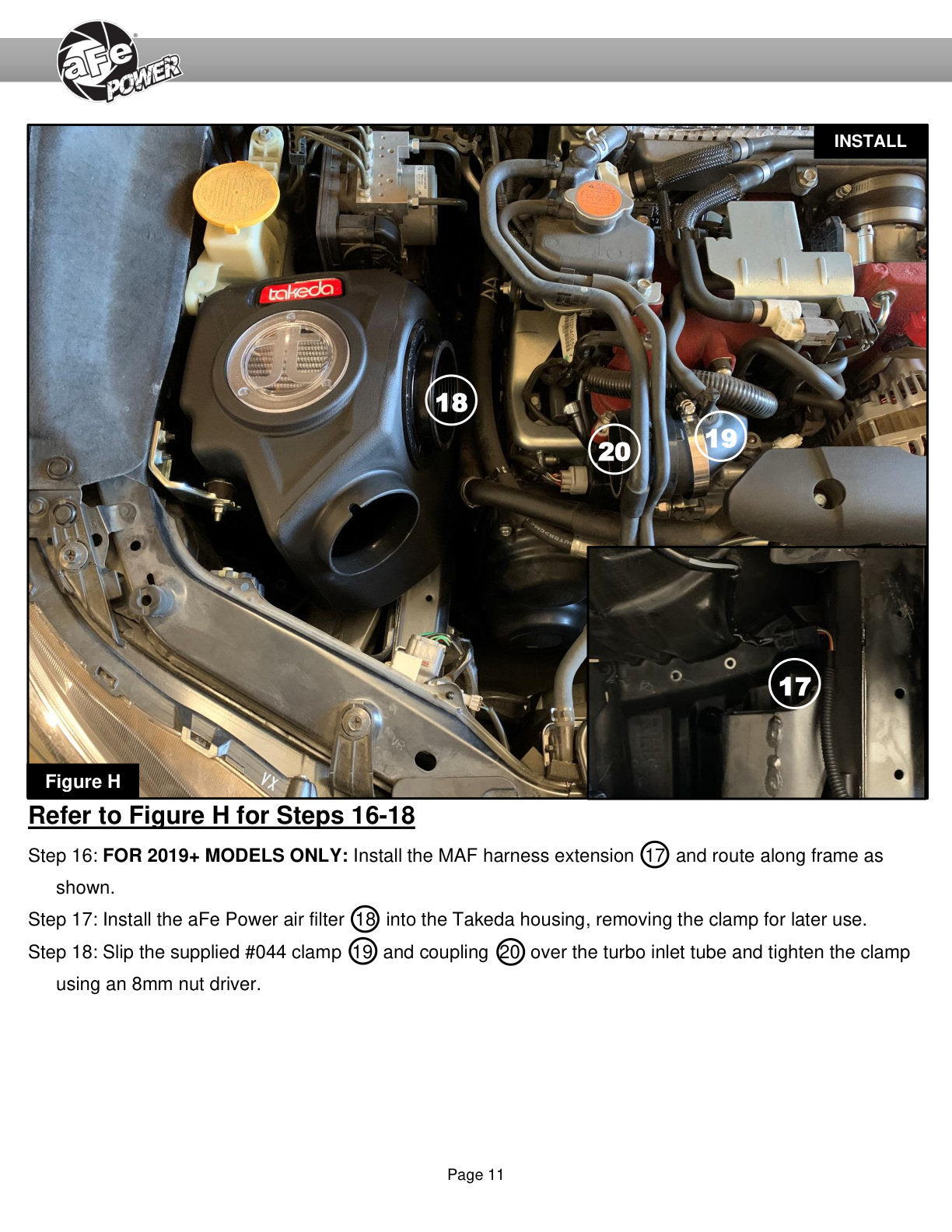aFe Takeda Momentum Pro Dry S Cold Air Intake System | Subaru WRX (14-21) (56-70014D)