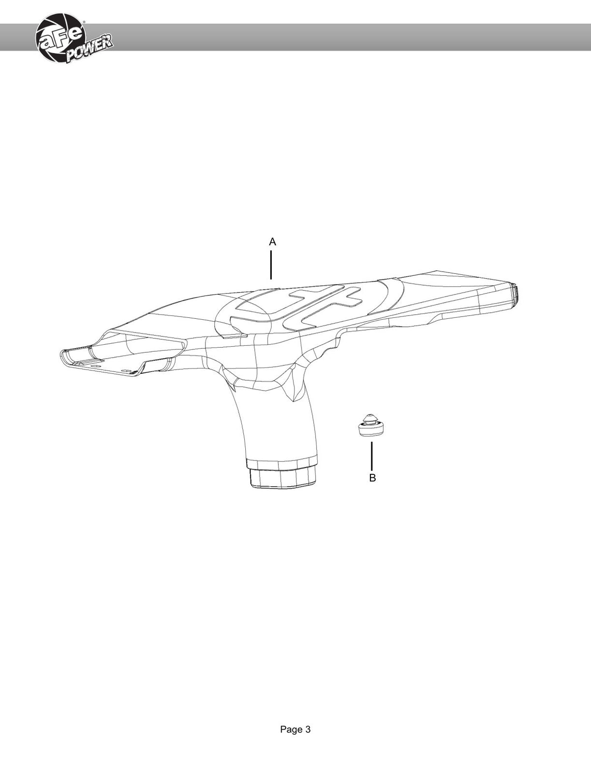 aFe Takeda Dynamic Air Scoop | Acura TLX V6 (15-20) (56-70016S)