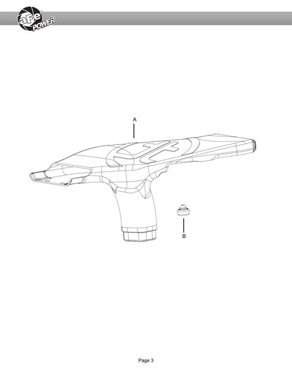 aFe Takeda Dynamic Air Scoop | Acura TLX V6 (15-20) (56-70016S)