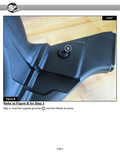 aFe Takeda Dynamic Air Scoop | Acura TLX V6 (15-20) (56-70016S)