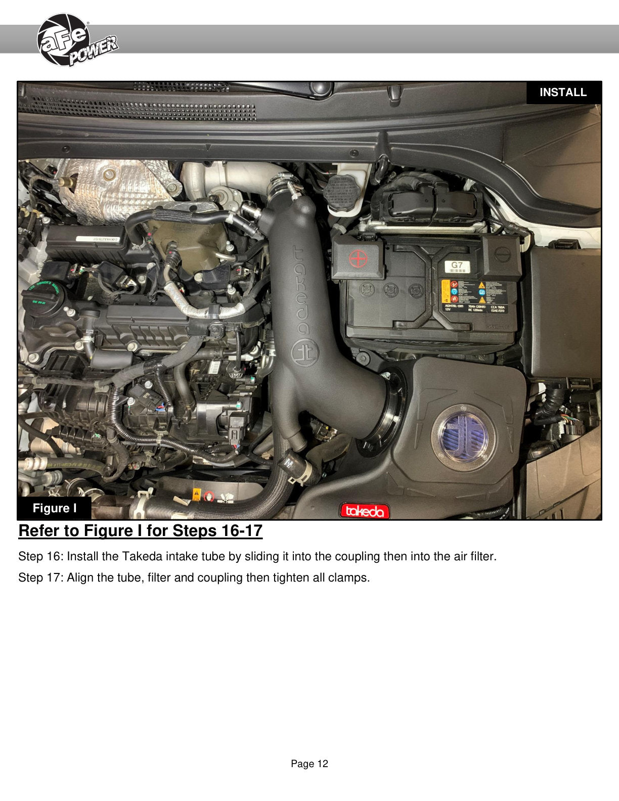 aFe Takeda Momentum Cold Air Intake w/ Pro DRY S Filter | Hyundai Veloster N (19-20) (56-70021D)