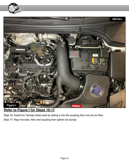 aFe Takeda Momentum Cold Air Intake w/ Pro DRY S Filter | Hyundai Veloster N (19-20) (56-70021D)