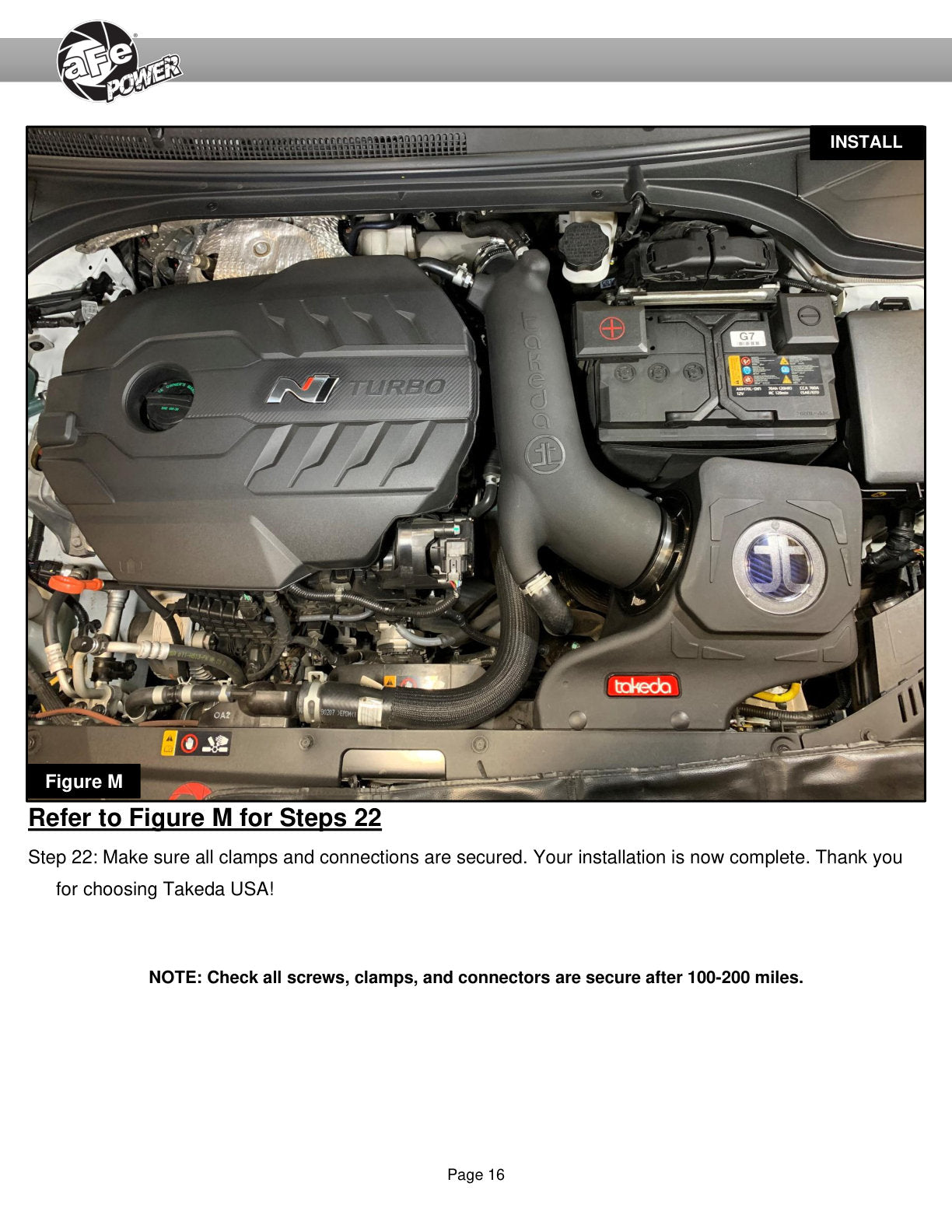 aFe Takeda Momentum Cold Air Intake w/ Pro DRY S Filter | Hyundai Veloster N (19-20) (56-70021D)
