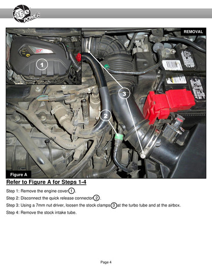 aFe Momentum GT Pro 5R Intake System | Ford Fiesta ST L4-1.6L (14-15) (56-70022R)
