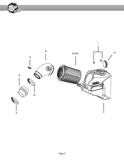 aFe Takeda Momentum Pro DRY S Cold Air Intake | Hyundai Elantra L4 2.0L (16-20) (56-70024D)